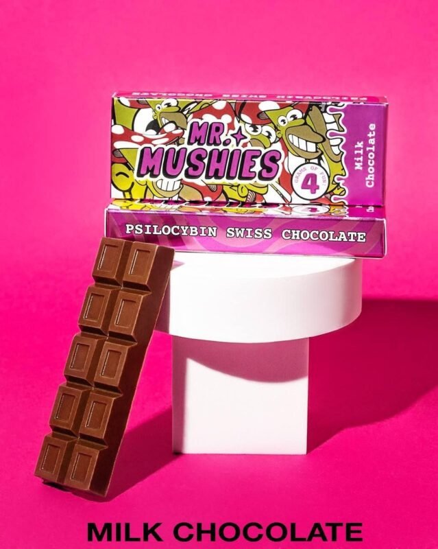 Mr Mushies Milk Chocolate Bar - Nova psychedelics