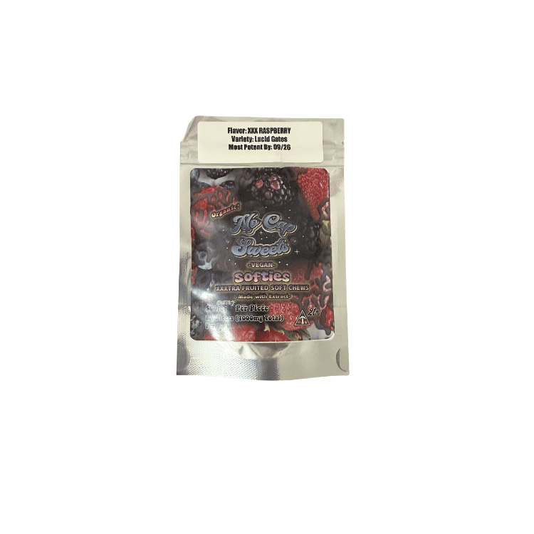 No Cap - XXX Raspberry Softies (500mg per)