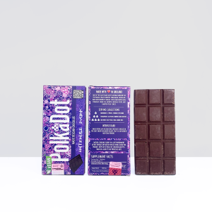 Polkadot Intense Dark Belgian Chocolate Bar - Nova psychedelics